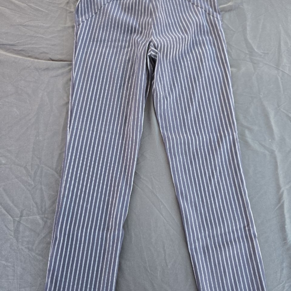 Calvin Klein Navy Pinstripe Chinos